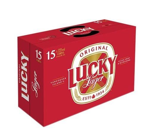 Lucky Lager (15 x 355 ml Cans)