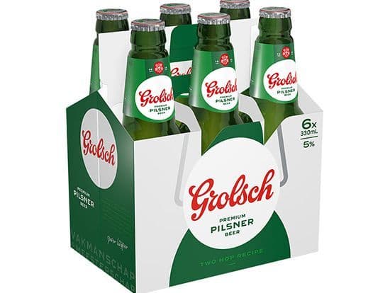 Grolsch Lager 6pack, 330mL import (5.0% ABV)