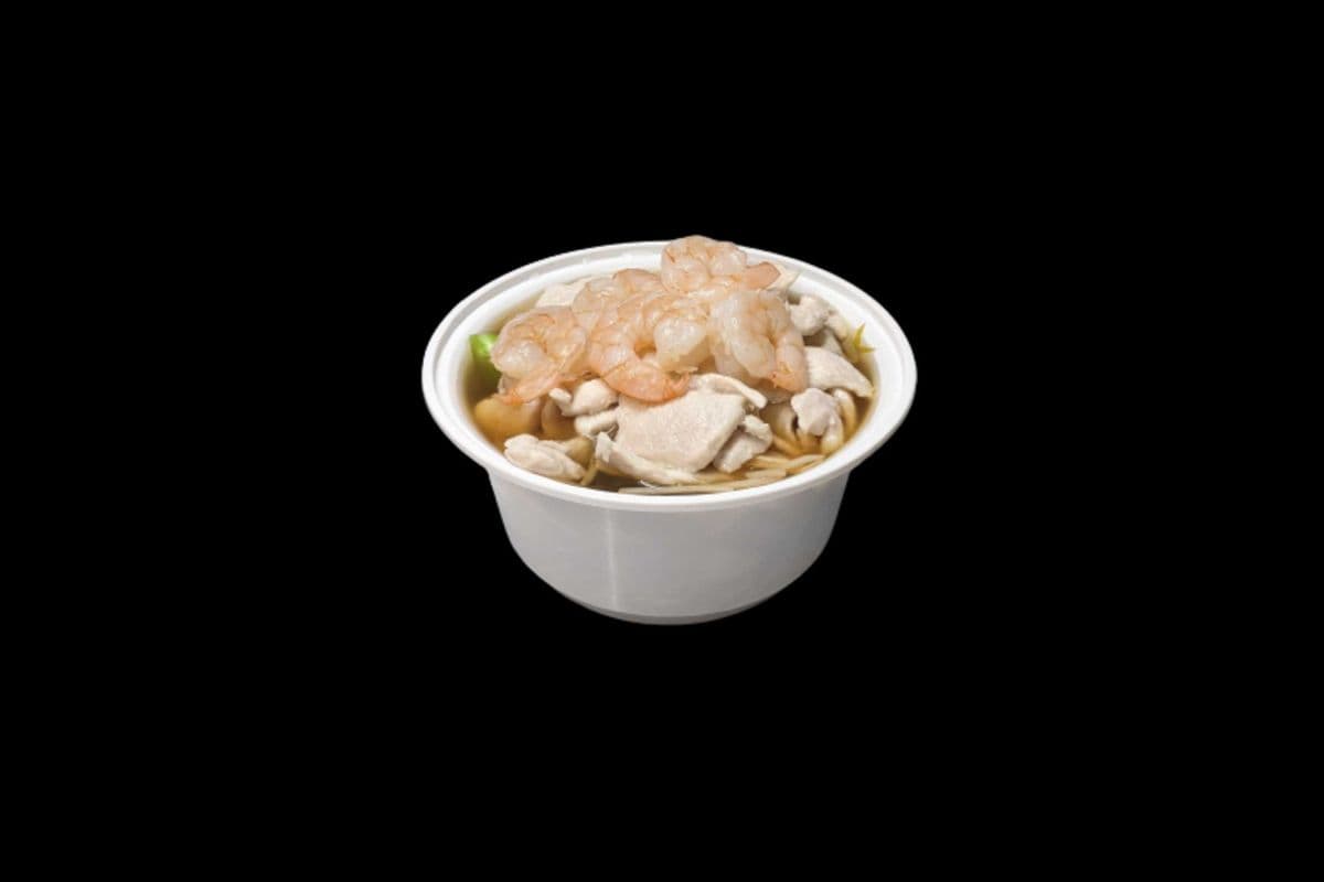 23. Shrimp and Chicken Wonton Vegetable Noodle Soup