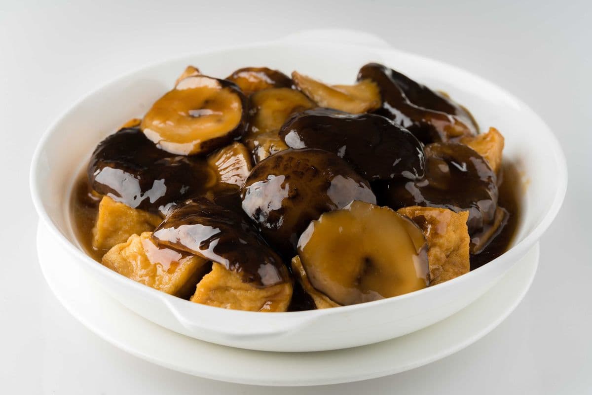 118.Fried Tofu Braised with Mushrooms