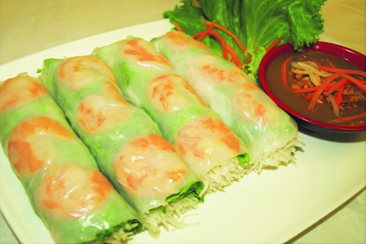 102. Fresh Shrimp Rolls