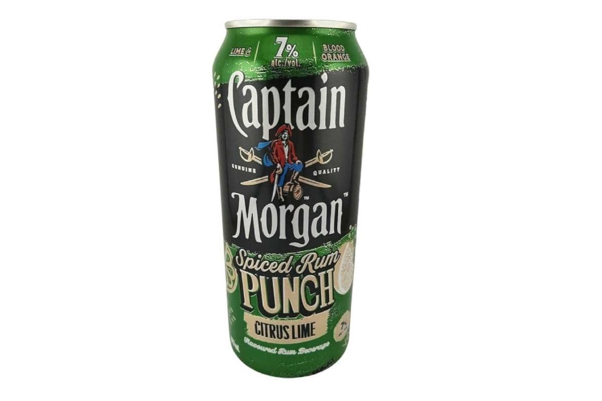 Captain Morgan Spiced Rum Punch Citrus Lemon (1 x 473ml)