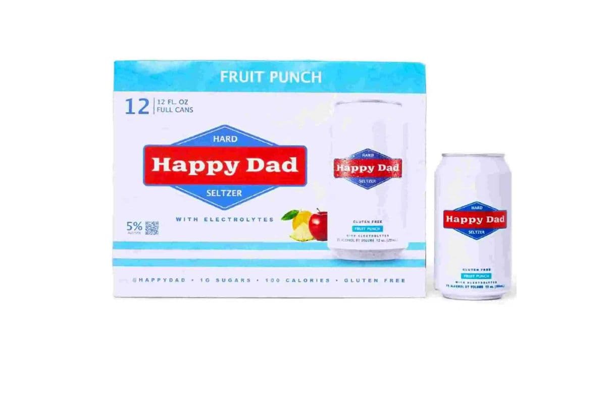 HAPPY DAD HARD SELTZER FRUIT PUNCH 12PK (12 x 355ml)