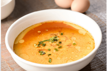 Steamed Eggs with Wild Mushroom牛肝菌火腿蒸蛋