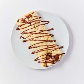 Bananas and Nutella Crepe / Crêpe bananes et Nutella