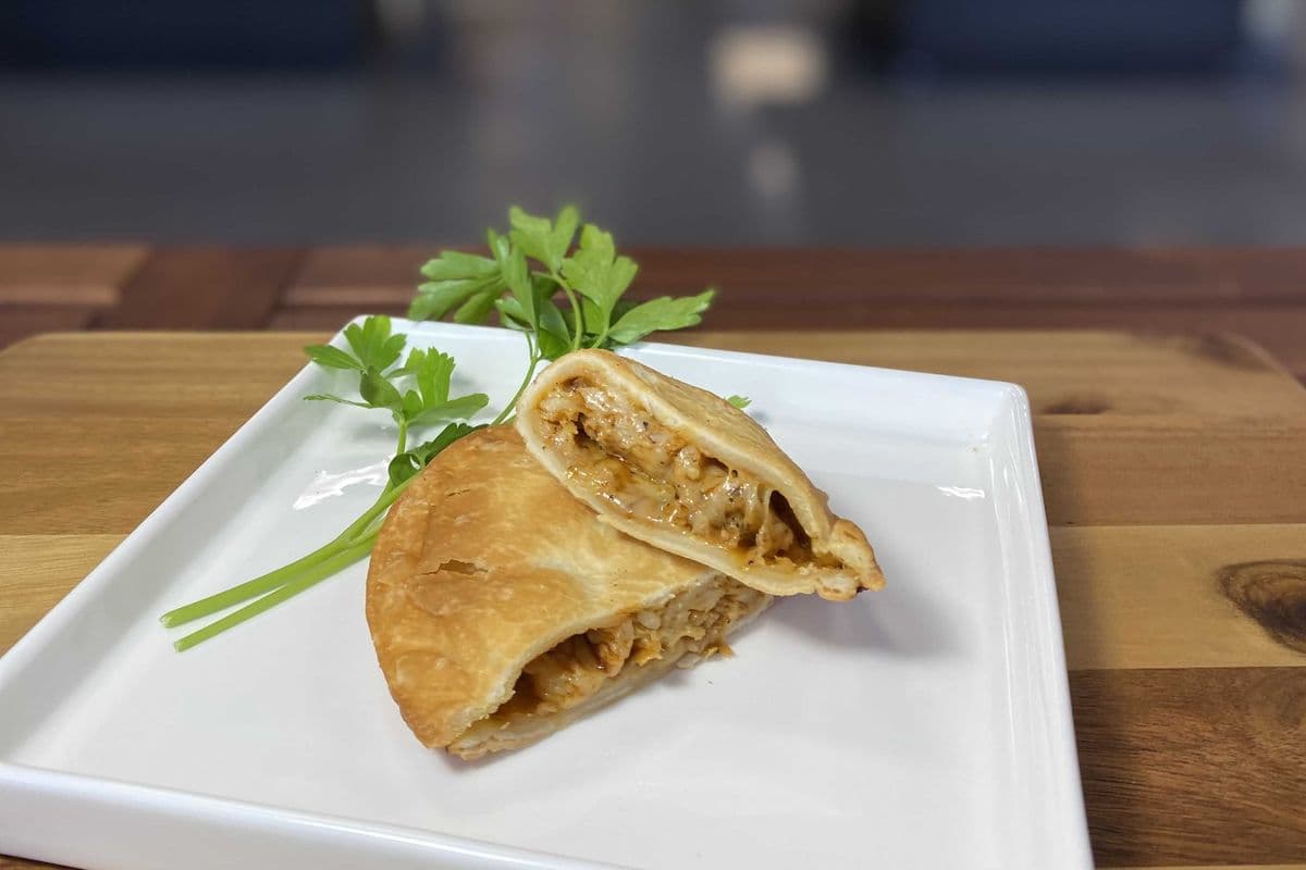 Caramelized Onion and Cheese Empanada