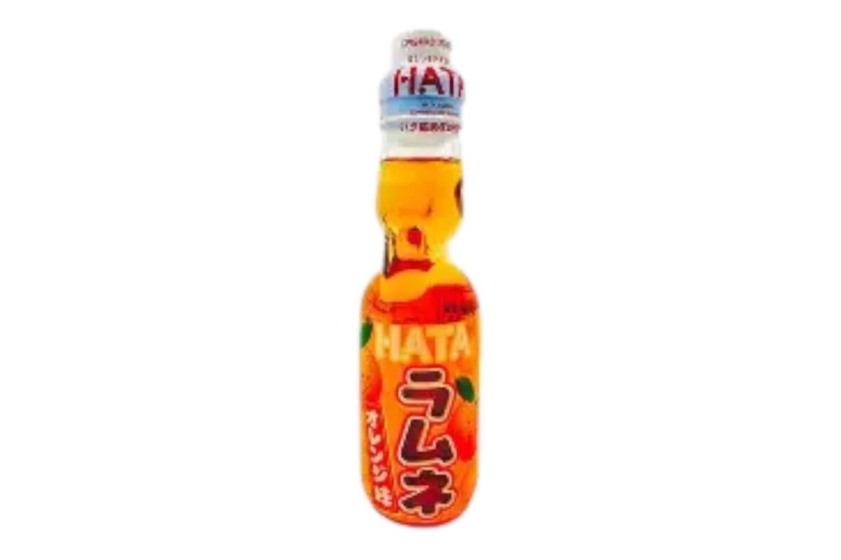 Hata Ramune Drink Orange Chinese (100ml) (40 Cal)