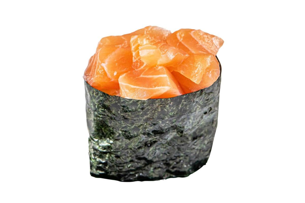 Spicy Salmon Nigiri (2 pcs)