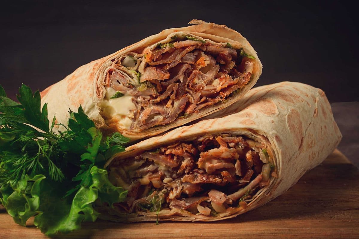 Beef Shawarma Wrap