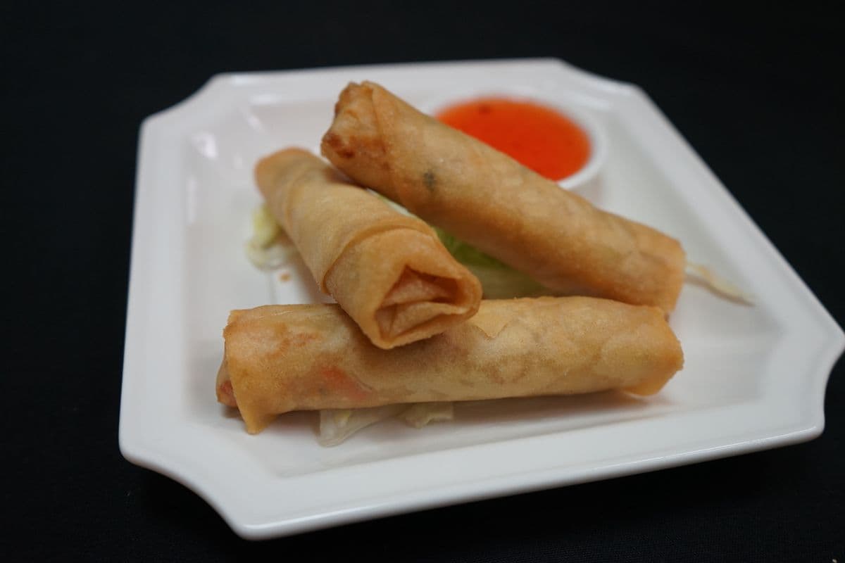 1. Thai Spring Rolls (3 pcs)