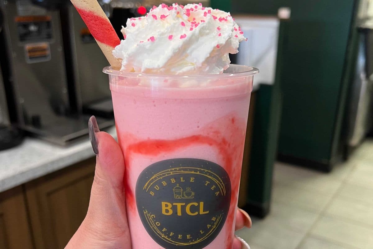 Strawberry Craze with Black Boba