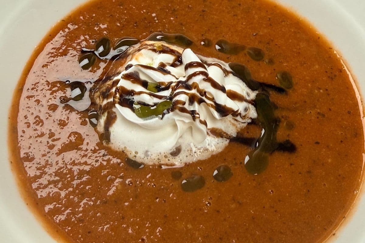 Roasted Tomato and Basil soup
