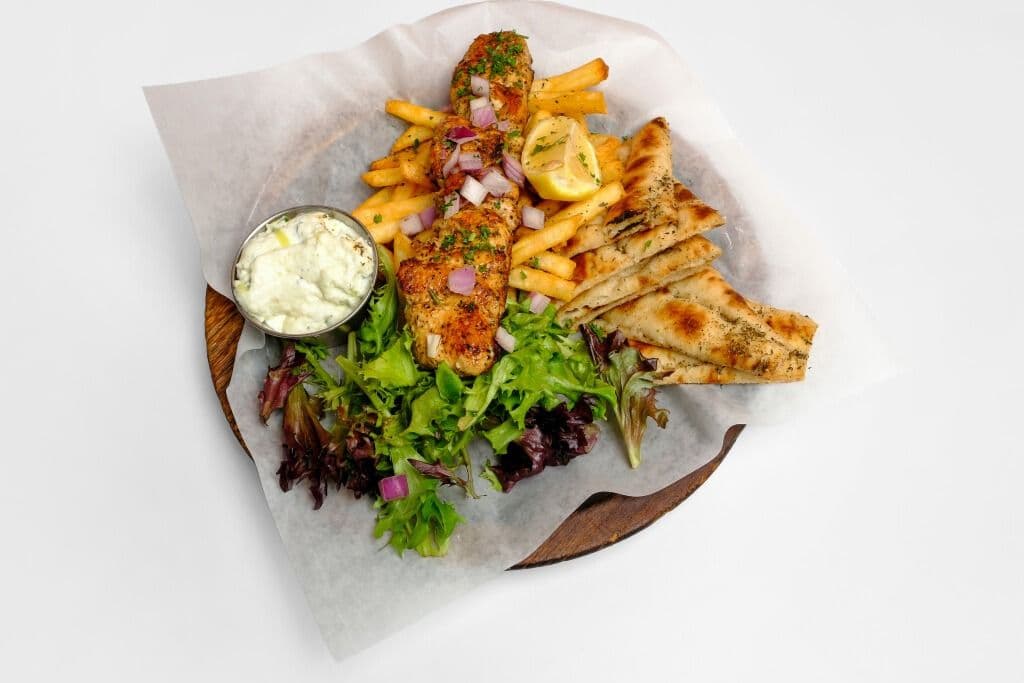 Chicken Platter For 1 (1 Skewer)
