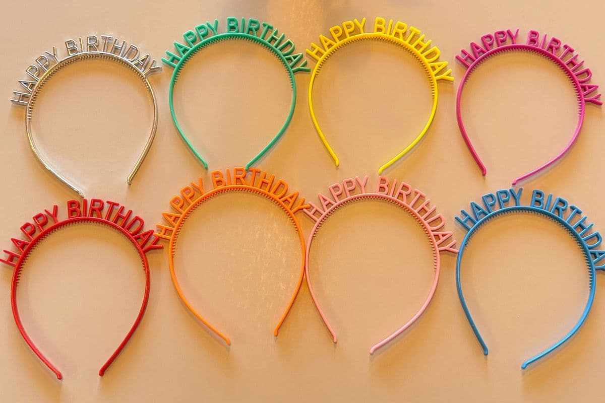 Birthday hairpin