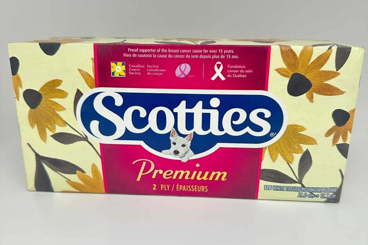 1. Scotties Premium White Tissue
