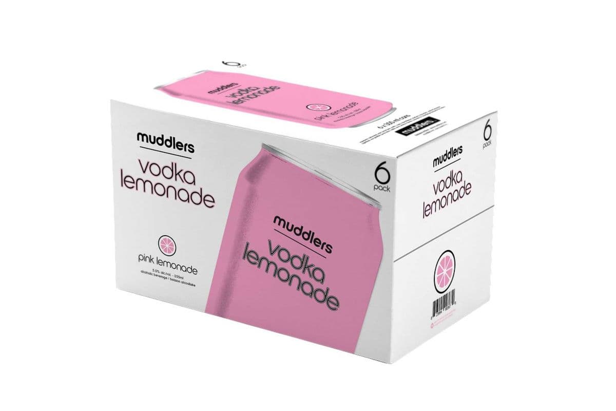 66723 - Muddlers Vodka Pink Lemonade (6 x 355ml)