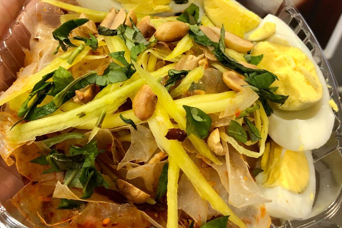 S5. Vietnamese Rice Paper Salad (Bánh Tráng trộn)