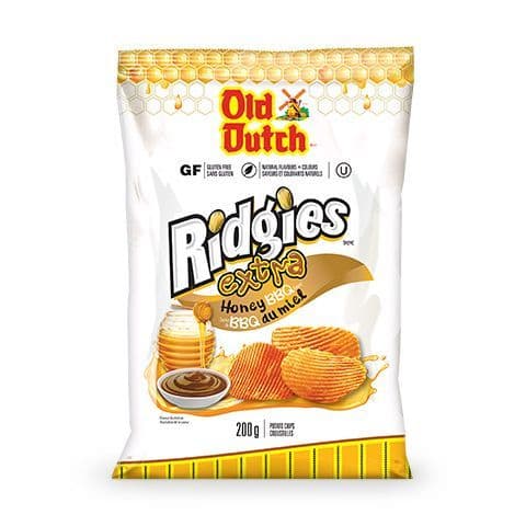 Old Dutch Ridgies Extra Honey BBQ 200g