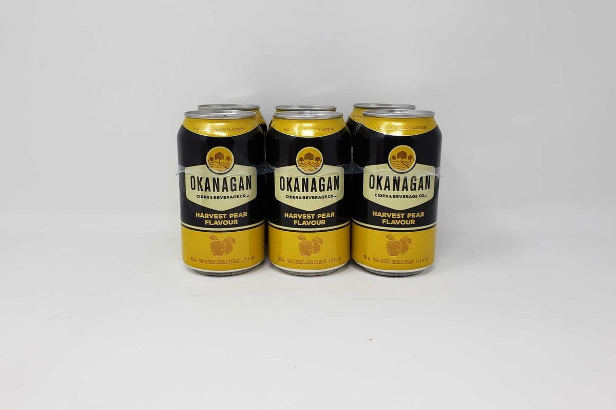 OKANAGAN CIDER -HARVEST PEAR (6 x 355ml)