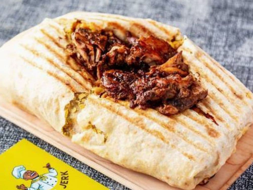 Jerk Chicken Roti