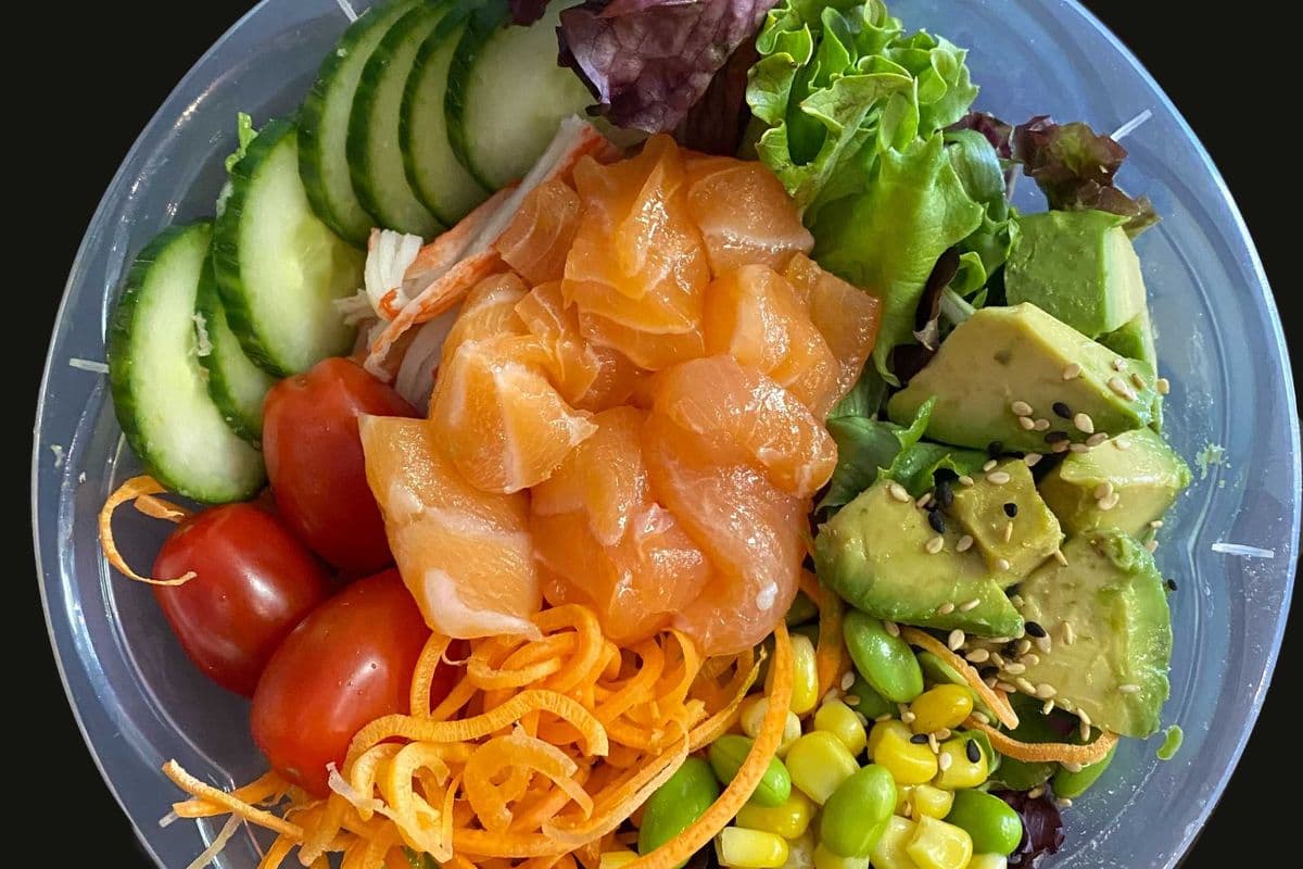 Poke 4. Poké bol au saumon