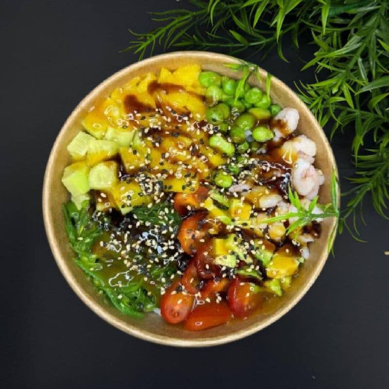 Poke with Shrimps