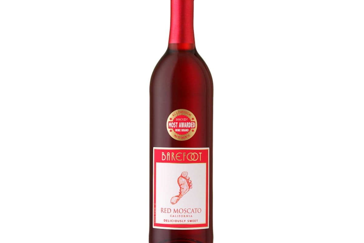 Barefoot red moscato 750ml (1 x 750ml)