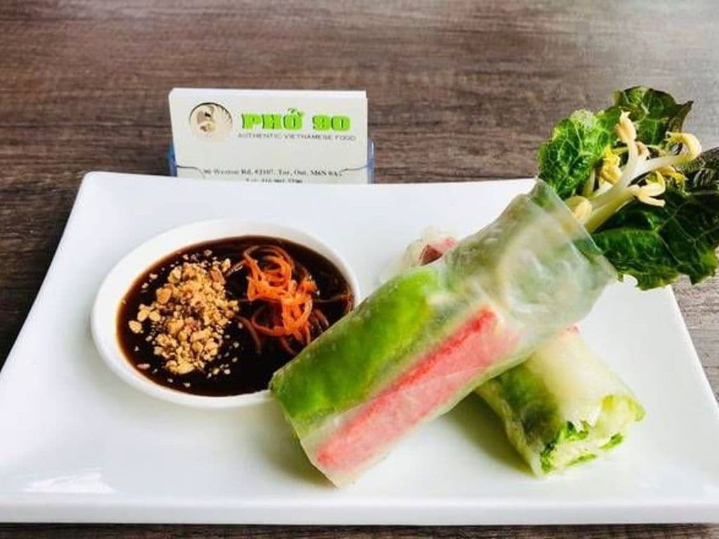 K08 - Fresh Avocado & Imitation Crab (Gỏi Cuốn Bơ & Cua Giả)