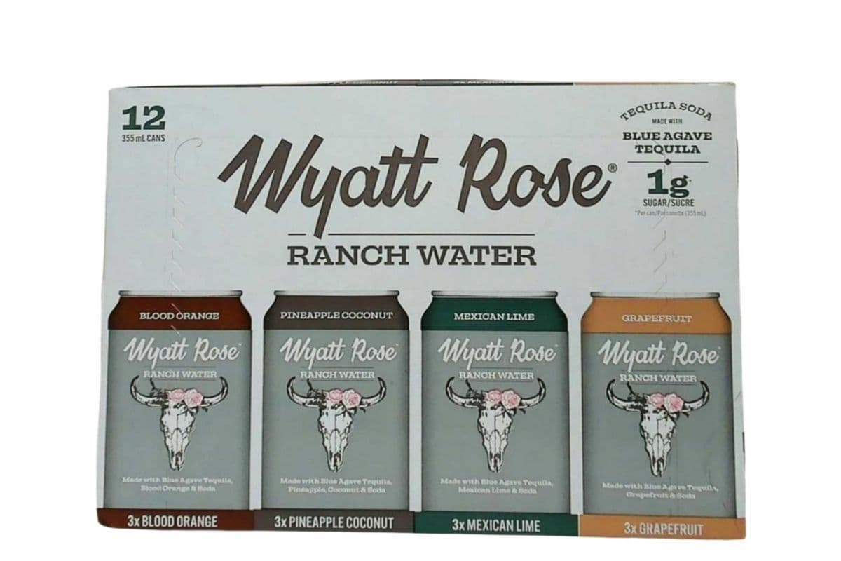 WYATT ROSE RANCH WATER MIX 12*355ML CANS (12 x 12*355ML )