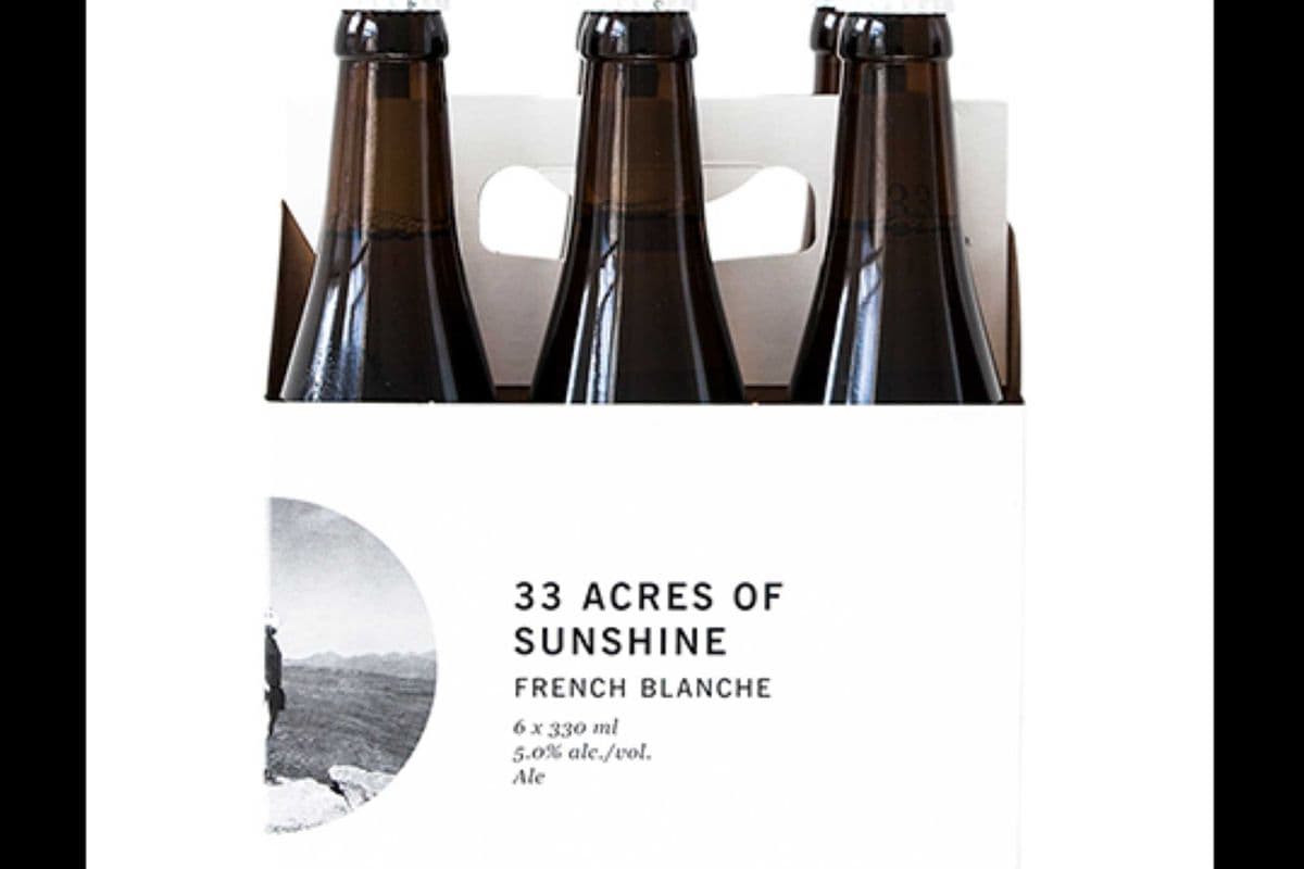 33 Acres of Sunshine French Blanchè - 6x355mL Bottles (6 x 330ml)