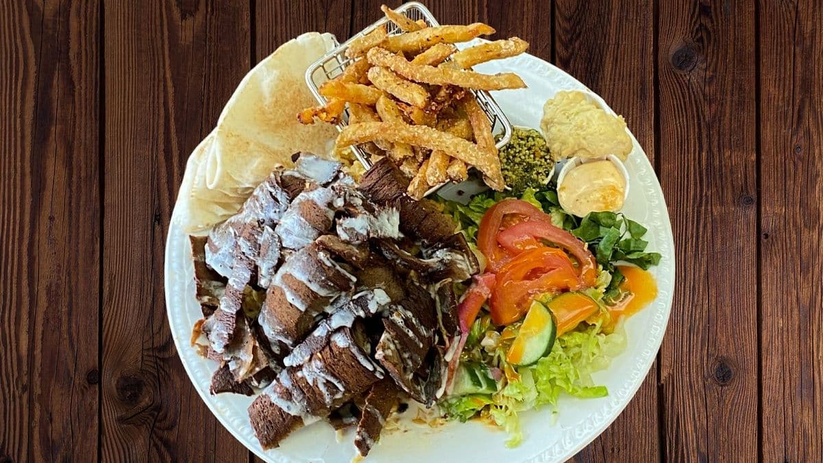 Assiette Shawarma (agneau) / Shawarma plate (lamb)