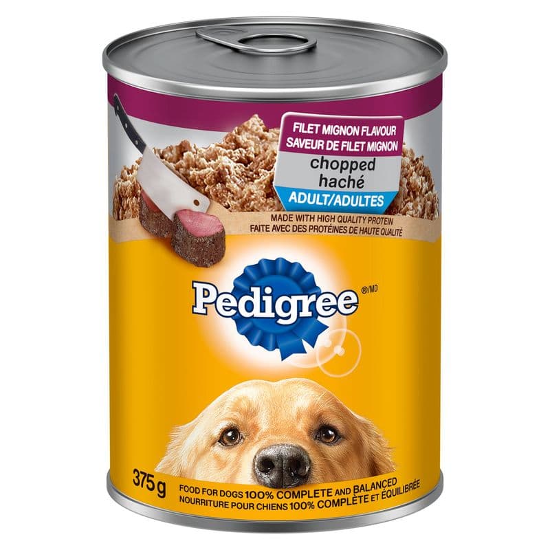 Pedigree Pour Chien Filet Mignon 375ml/ Pedigree Dog Food Filet Mignon 375ml