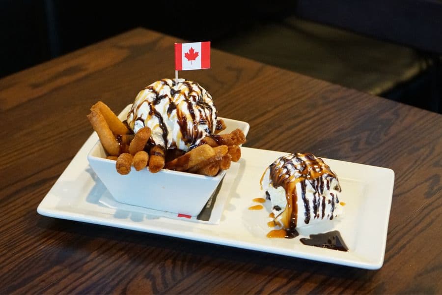 Caramel Chocolate Dessert Poutine