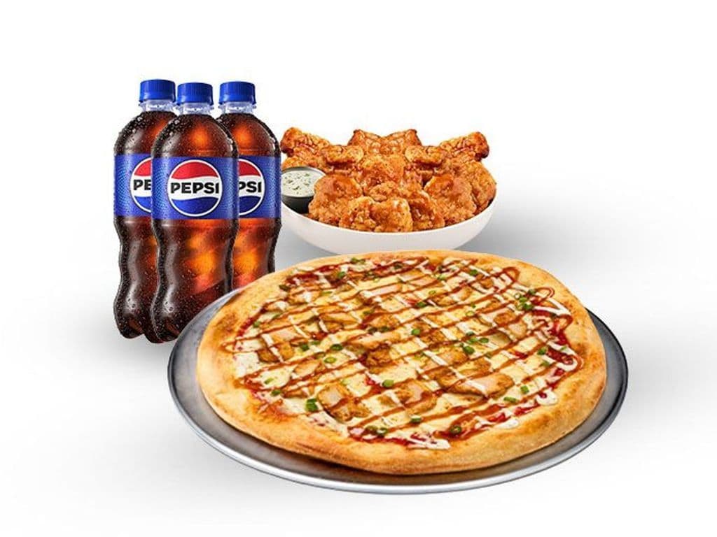 Pizza & 16 Pcs Boneless Chicken