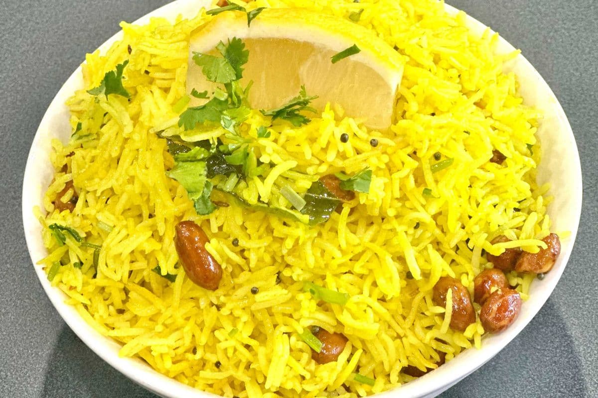 Lemon Peanut Rice