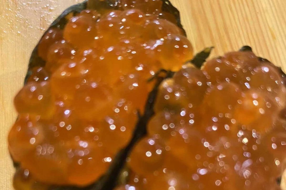 Salmon Roe (Ikura) Nigiri