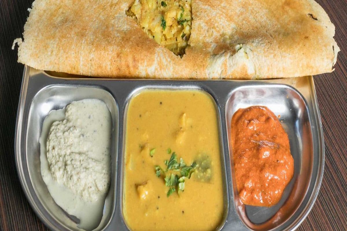 Palak Tofu Dosa