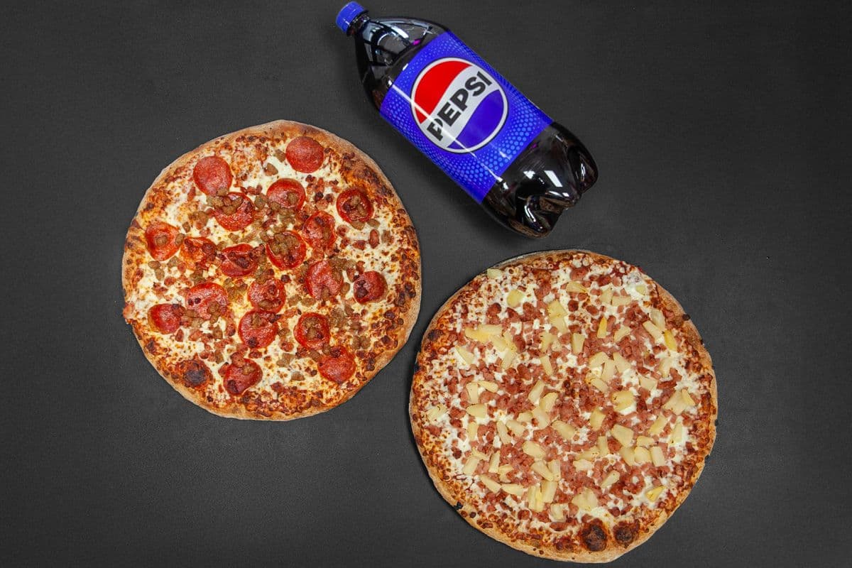 2 Medium Pizzas