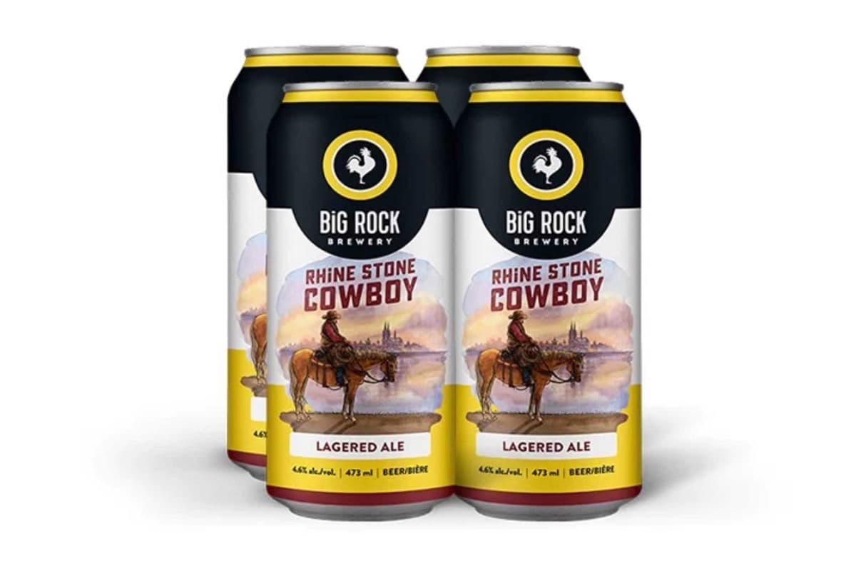 Big Rock Rhine Stone Cowboy (4 Cans) (1 x 473ml)