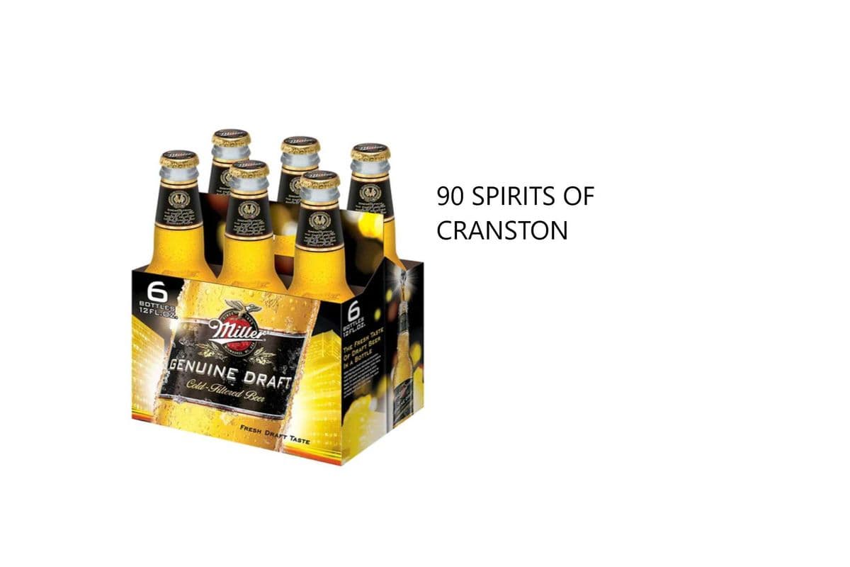 MILLER GENUINE DRAFT 6 BOTTLES (1 x 6x355ML)