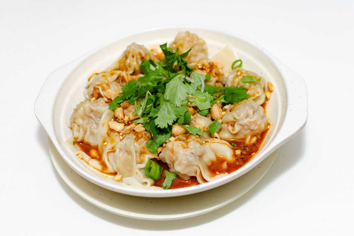Mini Wuntun（Only Pork, No Shrimp) in Special Spicy Sauce 紅油抄手
