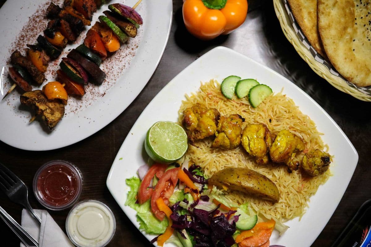 Chicken Breast Kabob Dinner