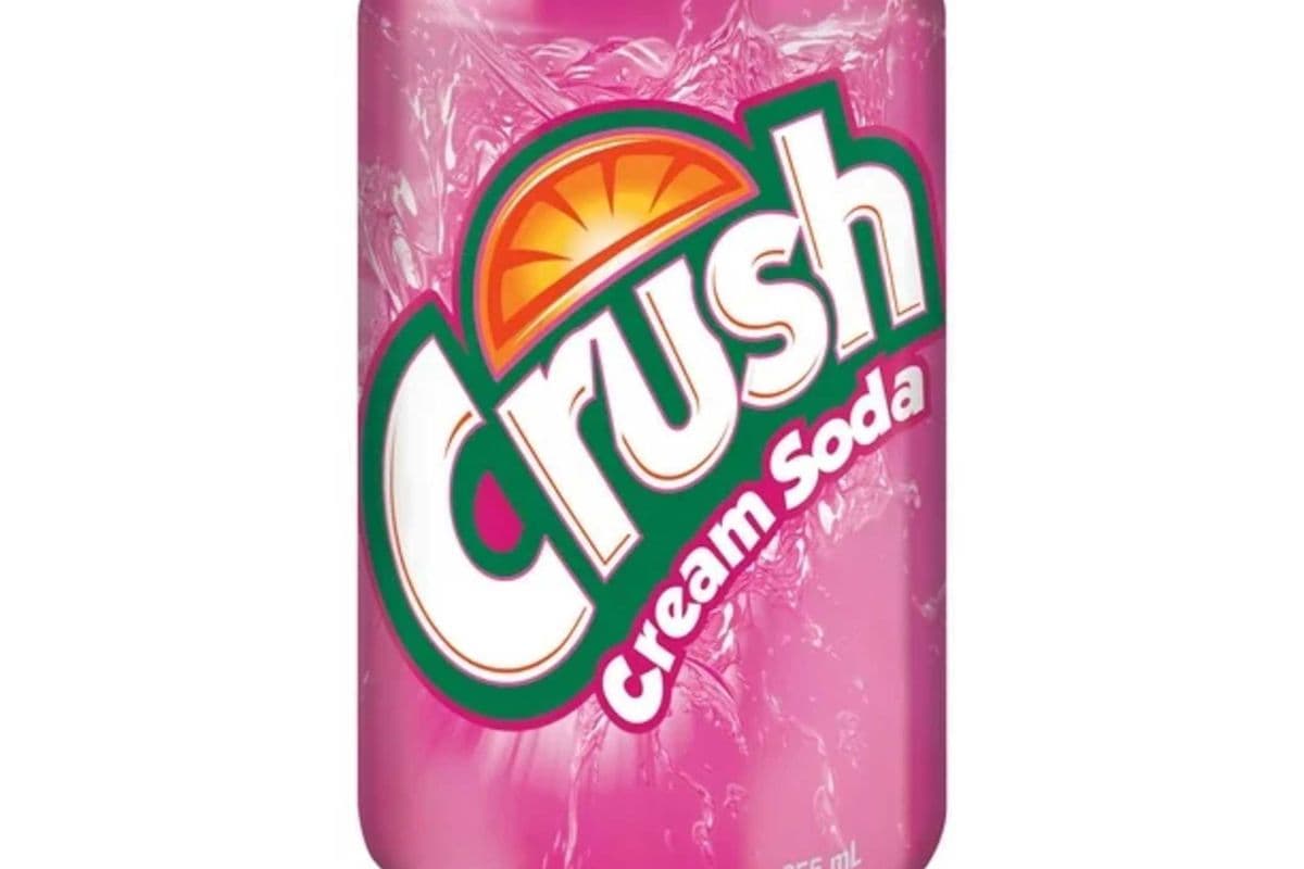 Crush Cream Soda Can (pink colour) (355 ml)