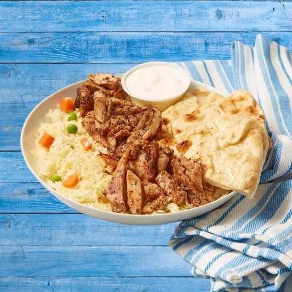 Chicken Gyros Rice Bowl