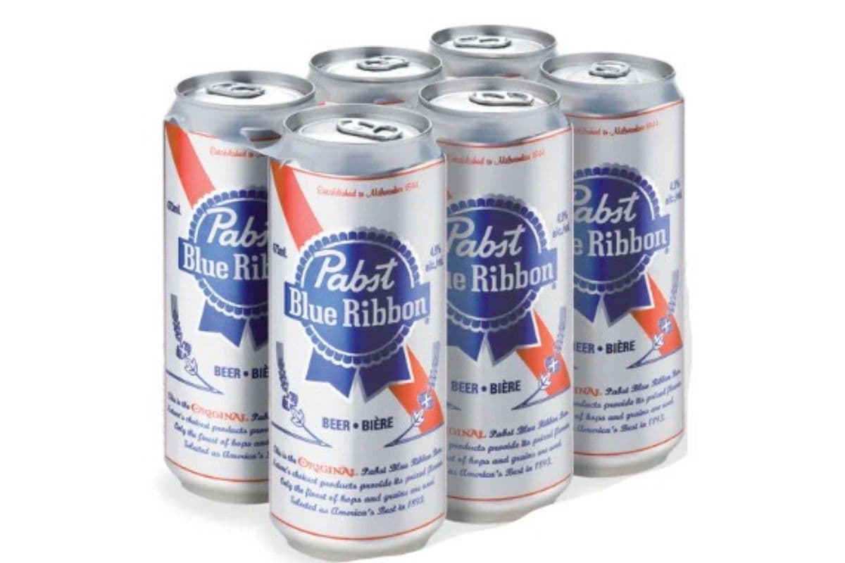 Pabst Blue Ribbon - 6 Cans 473ML - 4.9% (6 x 473 ml Can)