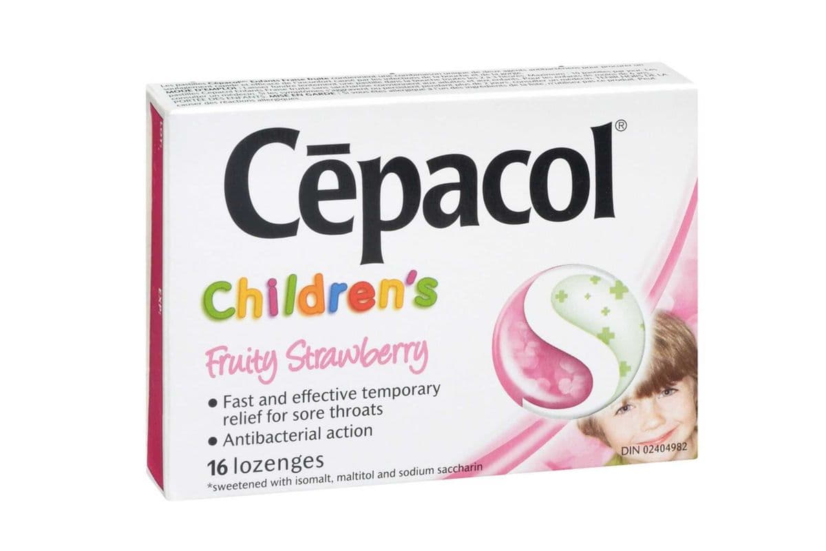 Cepacol Children's Strawberry Lozenges (36 lozenges)
