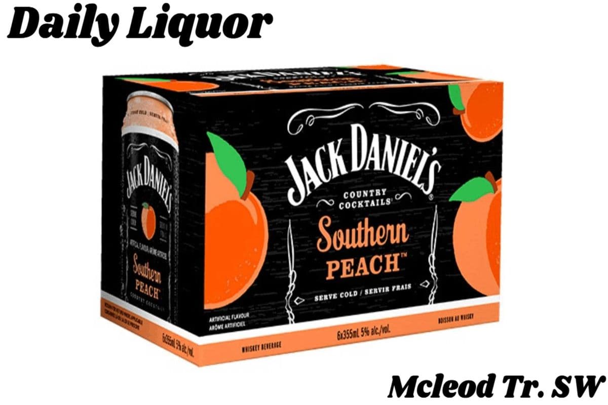 JD COUNTRY COCKTAILS SOUTHERN PEACH 6 CANS (1 x 296 ML)
