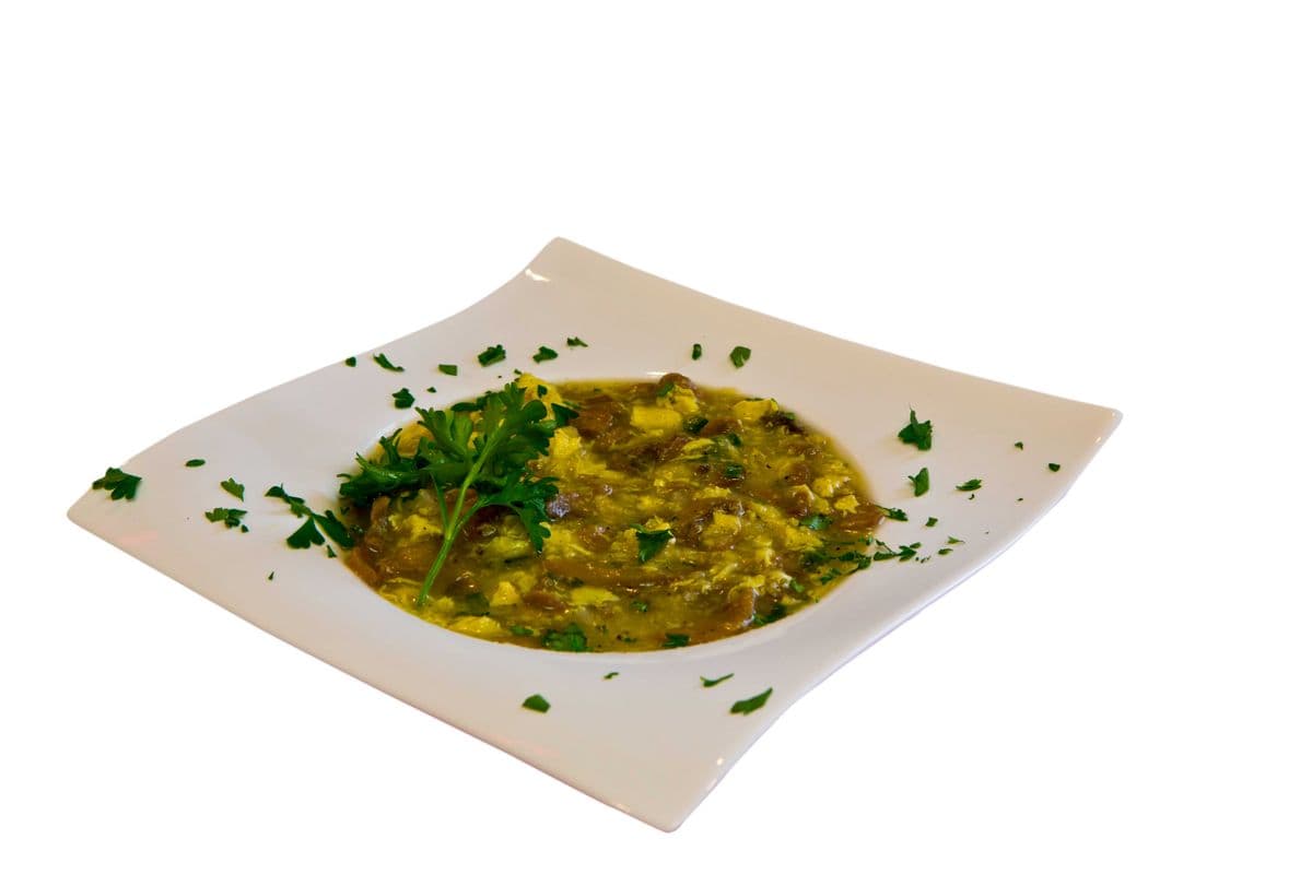 Egg Drop Mushroom Soup