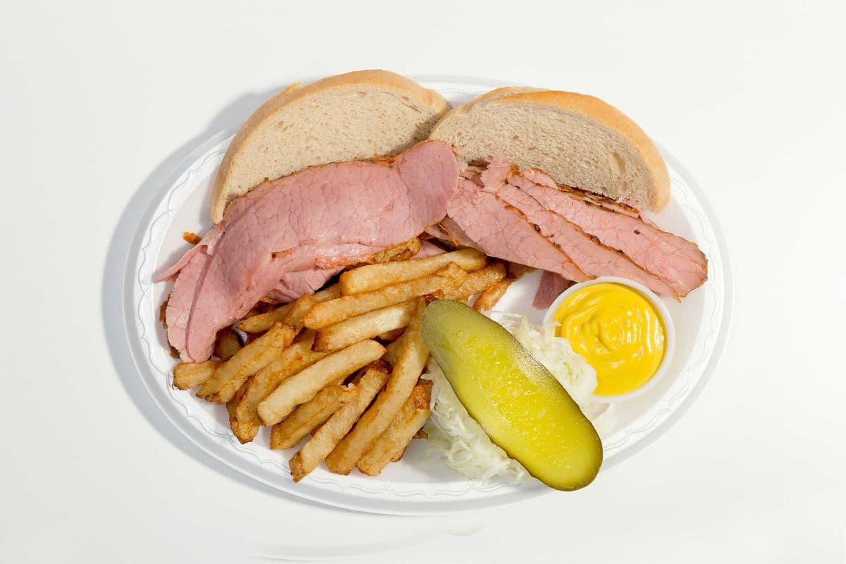Plat de viande fumée