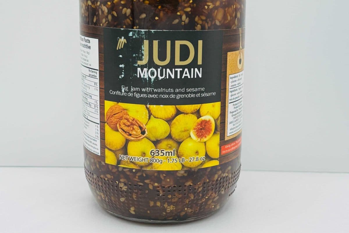 Judi Mountain Fig Jam with Walnuts and Sesame, 800 Grams (800g)